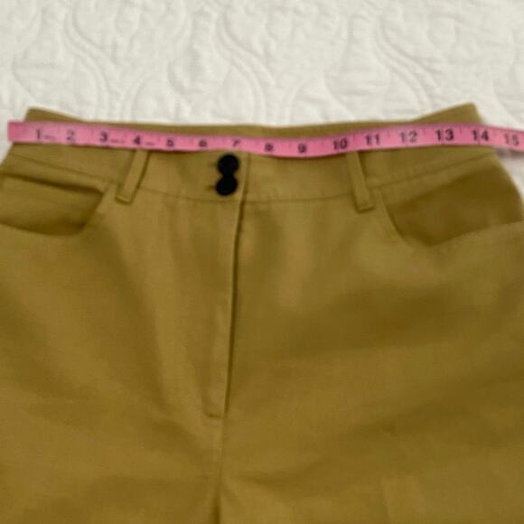 Rebecca Taylor Womens Pique Jean High Rise Wide Leg Size 6 Minimal Contemporary - Picture 3 of 10